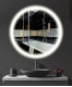 Огледало за баня LED осветление LM Abyssal Reflection 750×750мм
