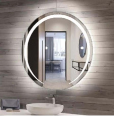 Огледало за баня LED осветление LM Astral Verge 900×900мм