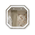 Огледало за баня LED осветление LM Velvet Ray 1000×1000мм