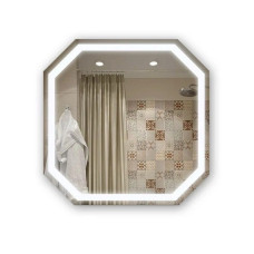 Огледало за баня LED осветление LM Velvet Ray 800×800мм