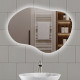 Огледало за баня LED осветление LM Whisper Flare, фигурно, 1200×800мм